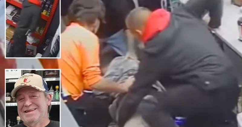 В США мужчина ограбил магазин, когда у продавца случился сердечный приступ ВИДЕО