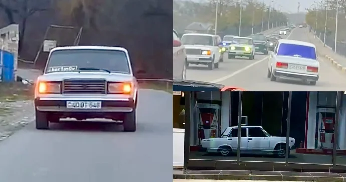 “VAZ”ın dönmə işıqlarının başına oyun açıb videolarını yayımladı VİDEO