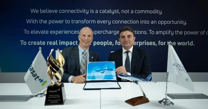 AZAL и Viasat подписали соглашение об оснащении самолетов высокоскоростным интернетом