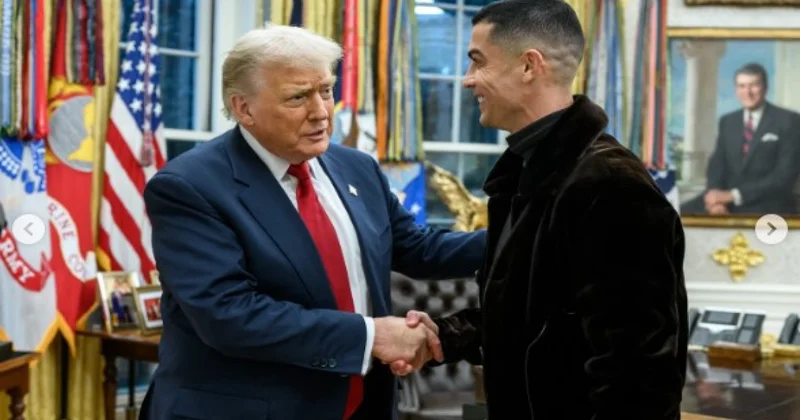 Роналду встретился с Дональдом Трампом в Белом доме