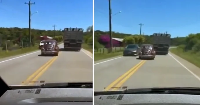 Qoşa xəttin tələbini dəfələrlər pozan sürücü ağır qəzaya düşüb öldü VİDEO