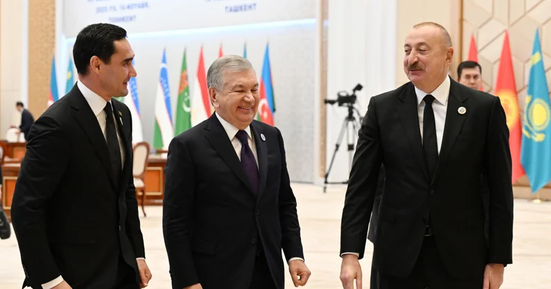 Обнародованы новые кадры визита Алиева в Ташкент Minval Politika