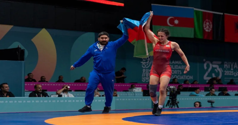Азербайджанская женщина борец стала победительницей Исламиады
