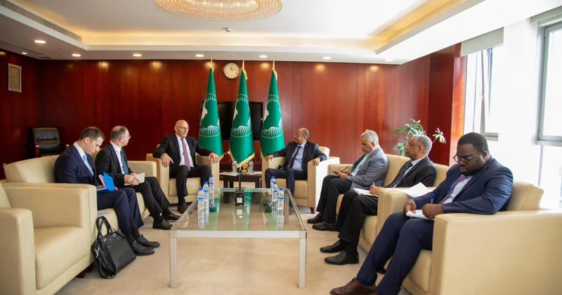 Elçin Əmirbəyov Efiopiyada işgüzar səfərdə olub FOTO