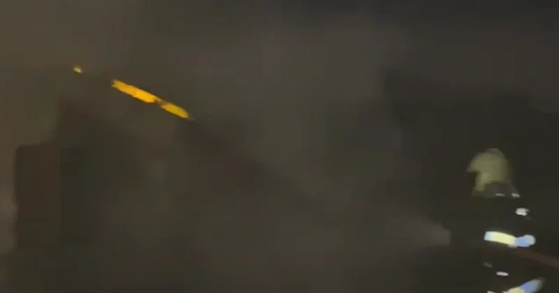 Ələt Astara yolunda yük maşını yandı VİDEO