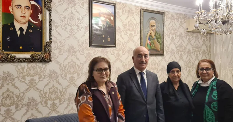 BDU nun şəhid məzunu Namiq Cavadovun ailəsi ziyarət edilib