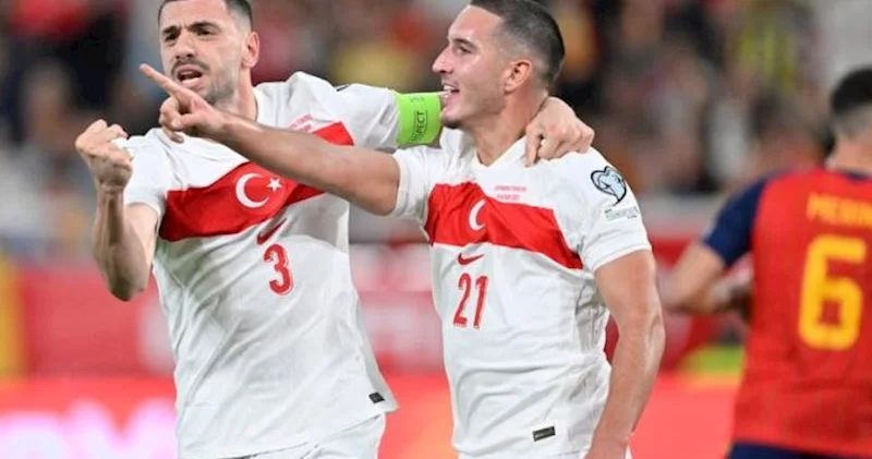 Türkiyə səfərdə İspaniyaya iki qol vurdu Video