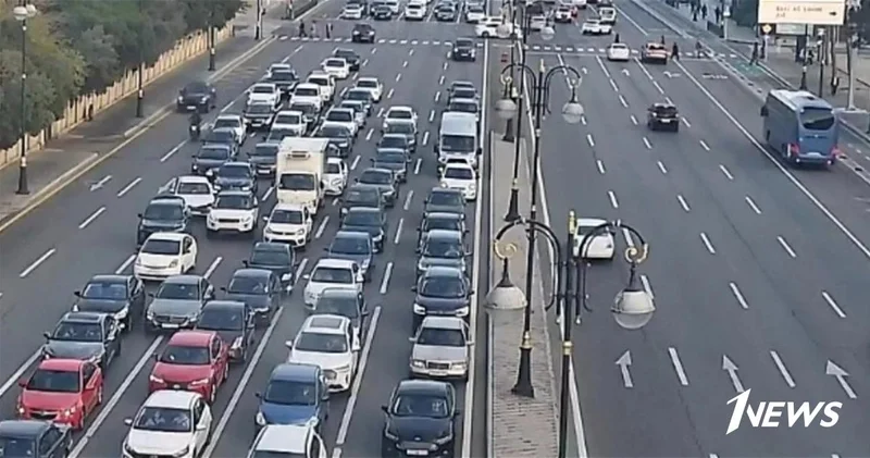 На каких улицах Баку фиксируются пробки? СПИСОК