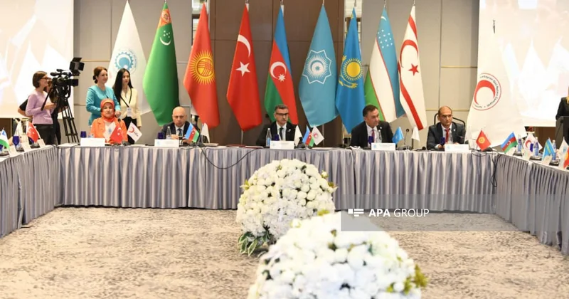 Türk Qızıl Aypara Şəbəkəsinin iclası keçirilib, Bakı Bəyannaməsi imzalanıb FOTO