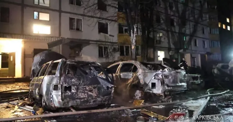 Rusiya Xarkova hücum: 36 yaralı FOTO