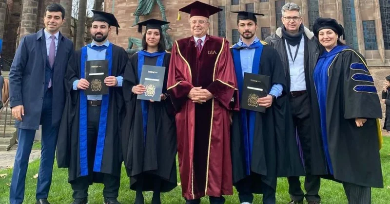 Магистрантам программы Азербайджанской академии спорта вручили дипломы в Университете Ковентри ФОТО