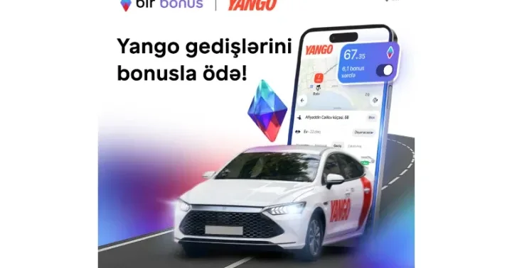 Taksi ödənişlərinizi Bir Bonus la edin, pulunuz cibinizdə qalsın