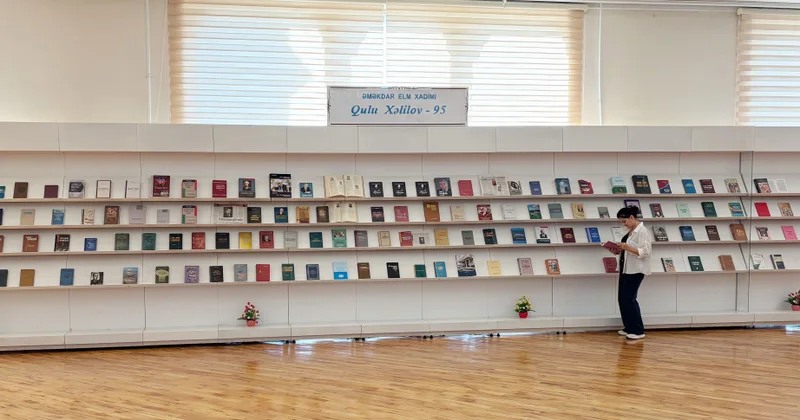 Milli Kitabxanada “Əməkdar elm xadimi Qulu Xəlilov 95” adlı kitab sərgisi açılıb