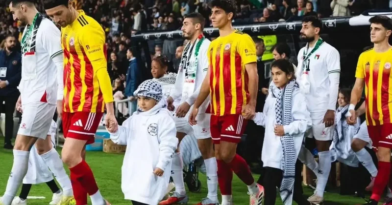 Kataloniya Fələstini məğlub etdi, gəlir yardım üçün ayrıldı FOTO