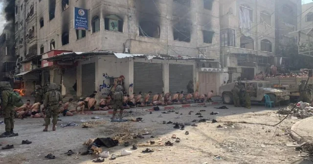 İsrail Qəzzanı da bombalayıb Ölənlər var