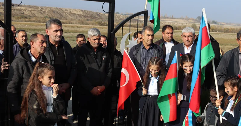 Daha bir kənd içməli su verildi FOTO