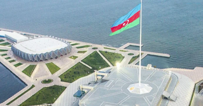 Azərbaycan Bayrağı ikinci dəfə ölçüsü ilə rekord qırdı FOTOLAR VİDEO