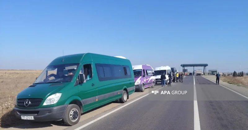 Xocavəndin Qırmızı Bazar qəsəbəsi və Sos kəndinə növbəti köç karvanları yola salınıb FOTO