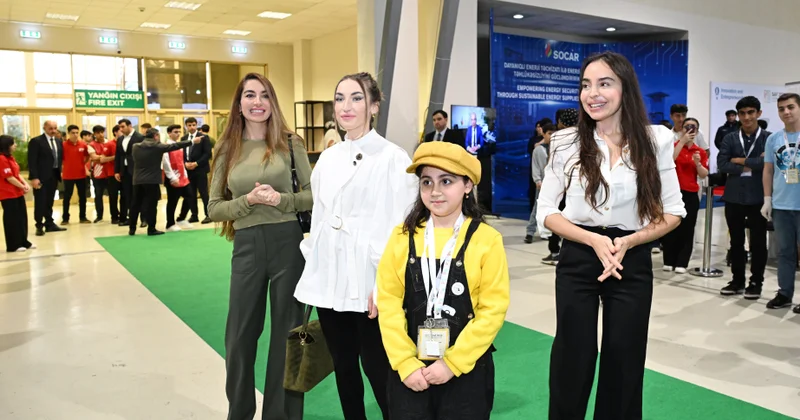 Heydər Əliyev Fondunun vitse prezidenti Leyla Əliyeva Beynəlxalq STEAM Azərbaycan Festivalını ziyarət edib