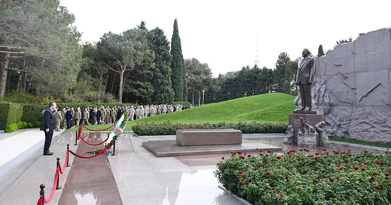 Делегация Национального университета обороны Турции находится с визитом в Азербайджане (ФОТО)