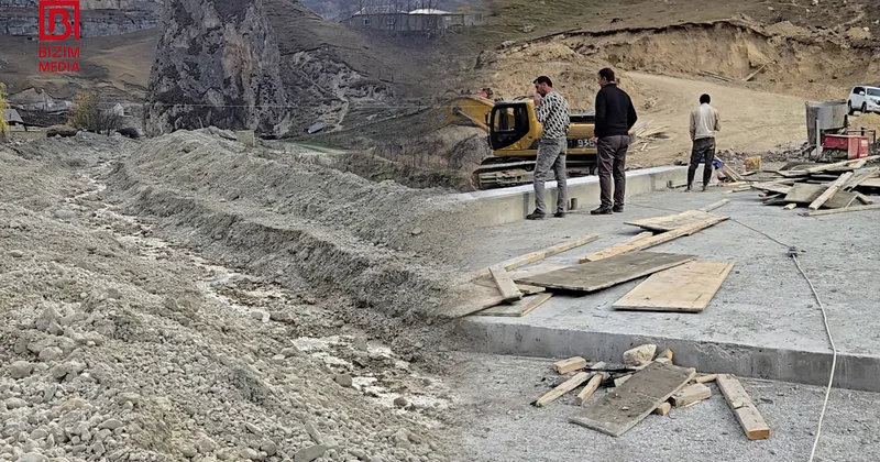 Palçıqlı selin keçdiyi Ləzə kəndində SON VƏZİYYƏT VİDEO