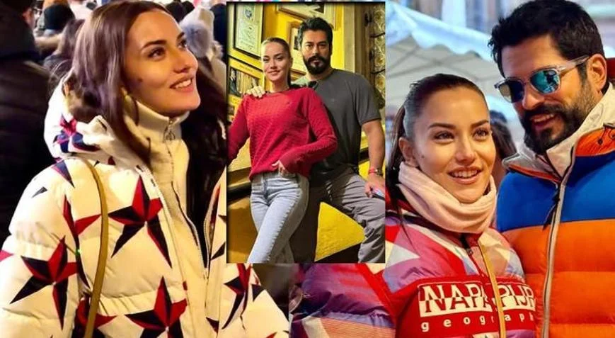 Burak Özçivit və Fahriye Evcen Fransada... Foto