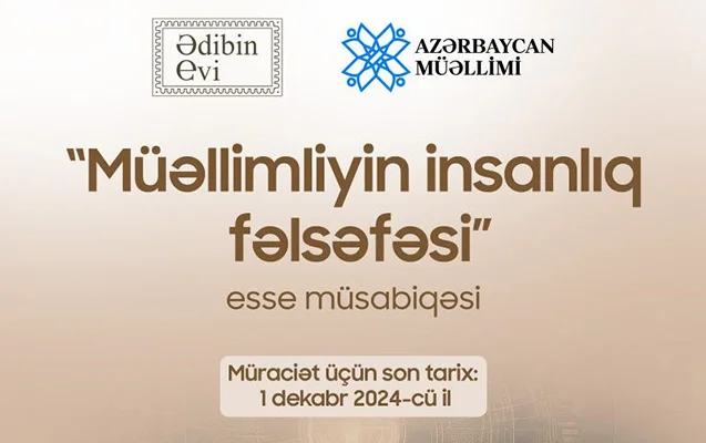 Müəllimlər üçün esse müsabiqəsinin qiymətləndirmə mərhələsi başa çatıb