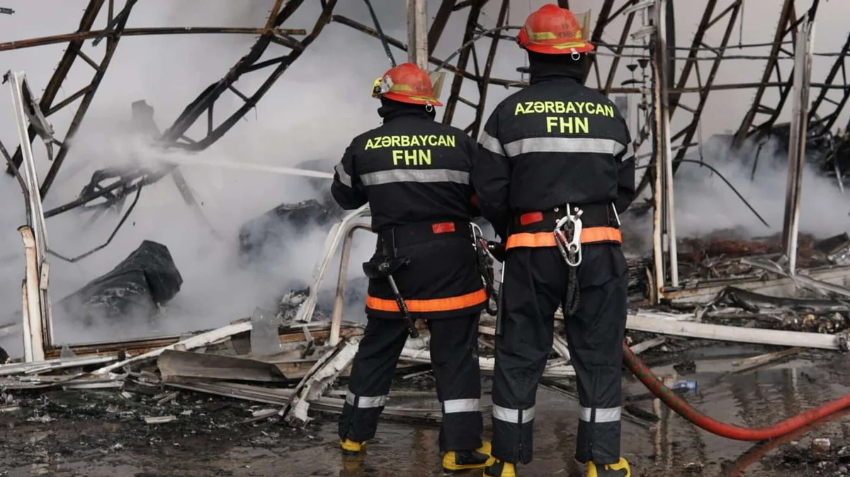 Bakıda yanan obyket məşhur restoran imiş YENİLƏNİB