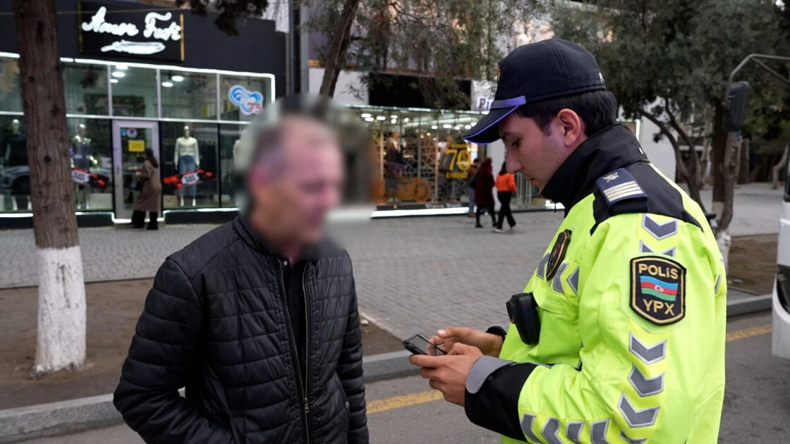 Yol polisi Sumqayıtda hərəkətə keçdi FOTO