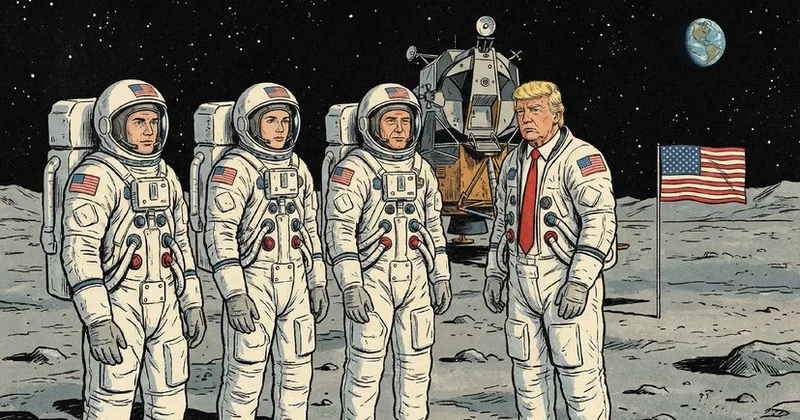 Tramp ABŞ astronavtlarının Aya qayıtması üçün 2028 ci ili müəyyən etdi