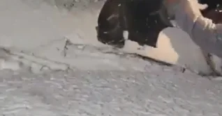 Снег добрался до Саудовской Аравии ВИДЕО