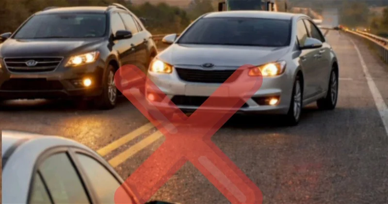 Дорожная полиция призывает водителей быть внимательными при обгоне