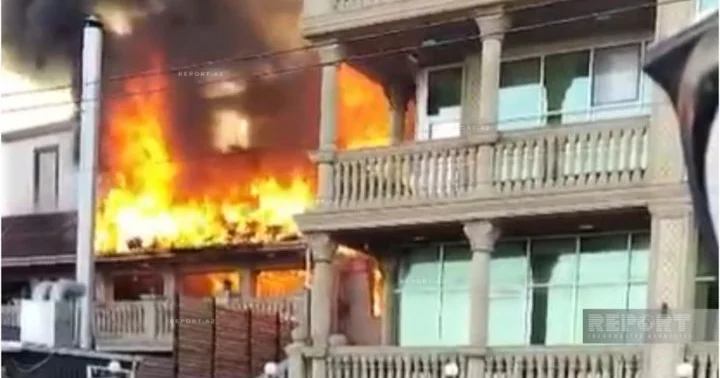 Restoranda yanğın baş verib