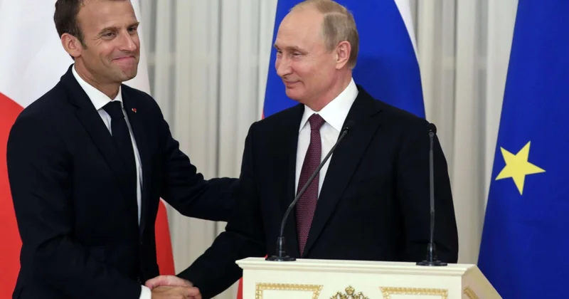 Avropa Putinlə danışıqlara hazır olmalıdır Makron