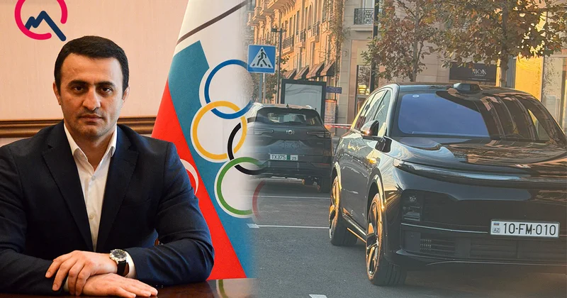 Fərid Mansurov maşını əks istiqamətdə saxladı Video