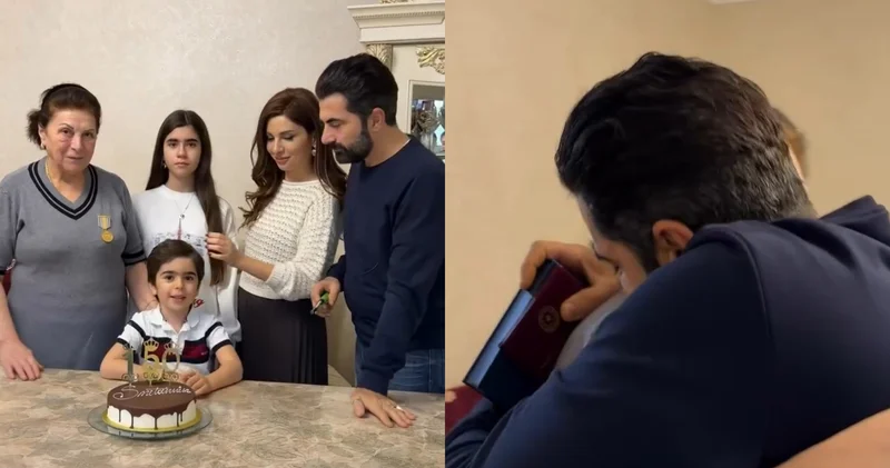 Təltif olunan Zaur sevincini ailəsi ilə bölüşdü