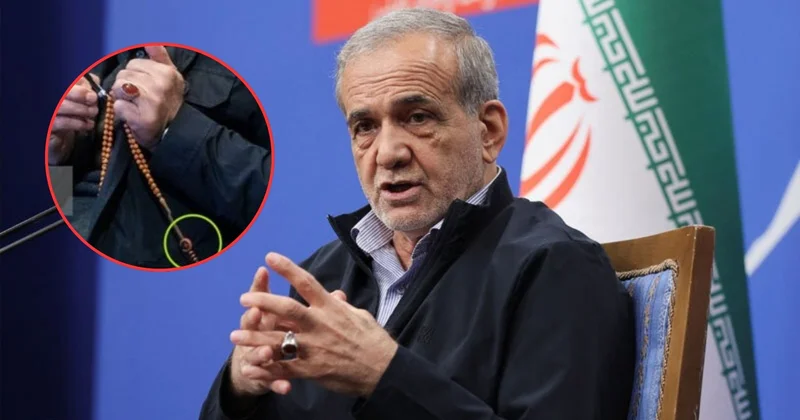 İran Prezidenti bu dəfə də təsbehi ilə gündəmə gəldi FOTO