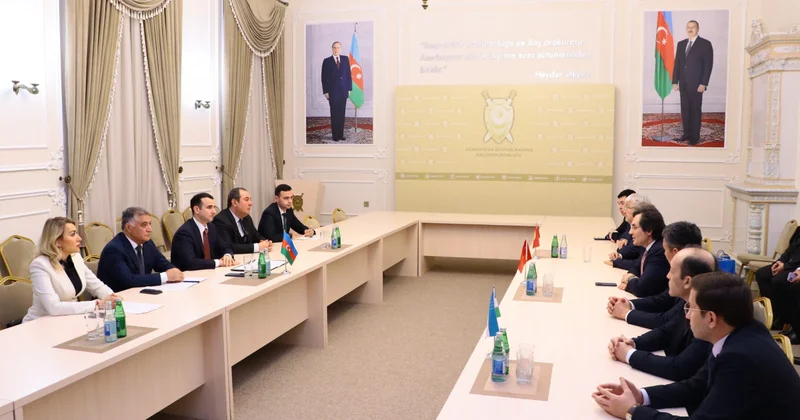 Türk Ədliyyə Təlim Şəbəkəsinə üzv ölkələrin nümayəndələri ilə Baş Prokurorluqda görüş keçirilib