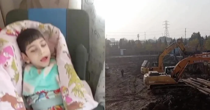 Tikinti şirkəti qaydalara əməl etmir; yataqxana iflic uşağın başına uçacaq ŞİKAYƏT VİDEO