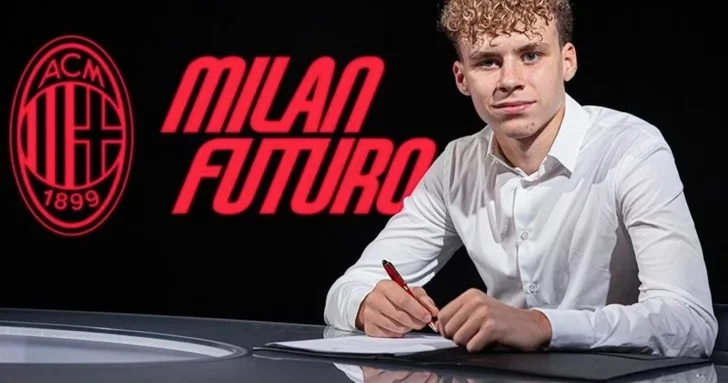 Милан подписал первый профессиональный контракт с 17 летним сыном Златана Ибрагимовича