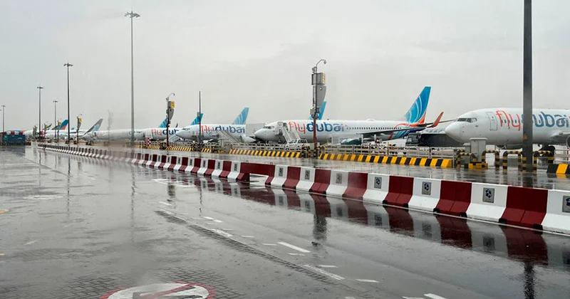 Dubay hava limanında 200 dən çox reys gecikib