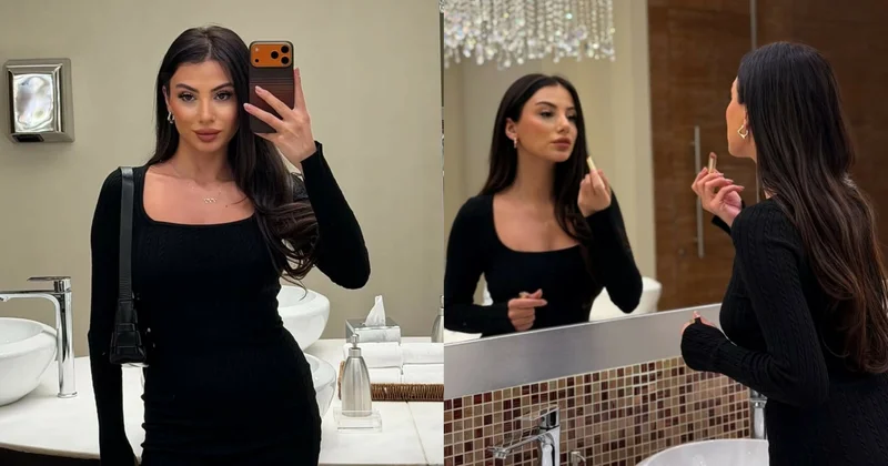 Pərvanədən hamamda fotosessiya