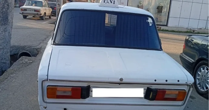Zərdabda narkotik çəkən taksi sürücüsü SAXLANILDI FOTO