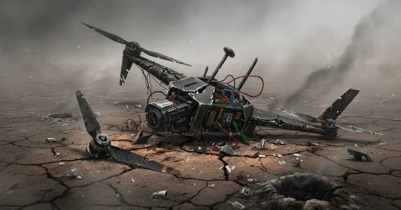 Türkiyədə naməlum pilotsuz təyyarə qəzaya uğrayıb