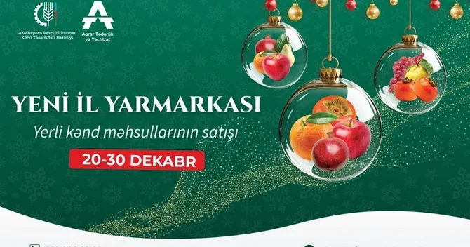 Bakıda Kənddən şəhərə Yeni il yarmarkası keçiriləcək