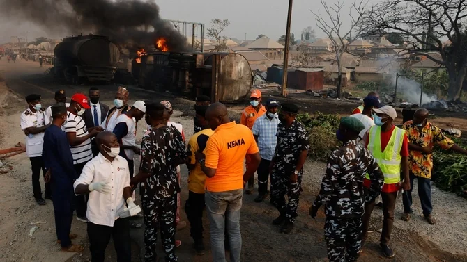 Nigeriyada baş verən yanacaq tankerinin partlayışında ölənlərin sayı 86 ya çatıb Xəbər saytı Son xəbərlər və Hadisələr