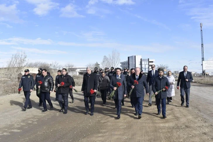 В Агдаме организовано шествие к городской Шехидляр хиябаны Новости Азербайджана