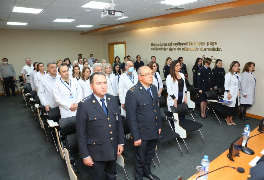 Mərkəzi Gömrük Hospitalında Ümumxalq Hüzn Gününə həsr edilmiş anım mərasimi keçirilib AZƏRTAC