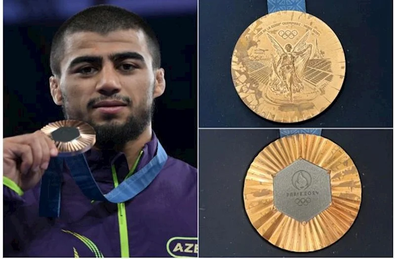 İdmançımız Parisdə verilən medaldan narazıdır: “Rəngi gedir, paslanır”