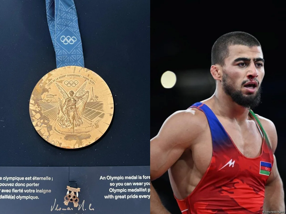 Bizə Parisdə təqdim edilən medallar keyfiyyətsizdir Olimpiada medalçısı FOTO VİDEO